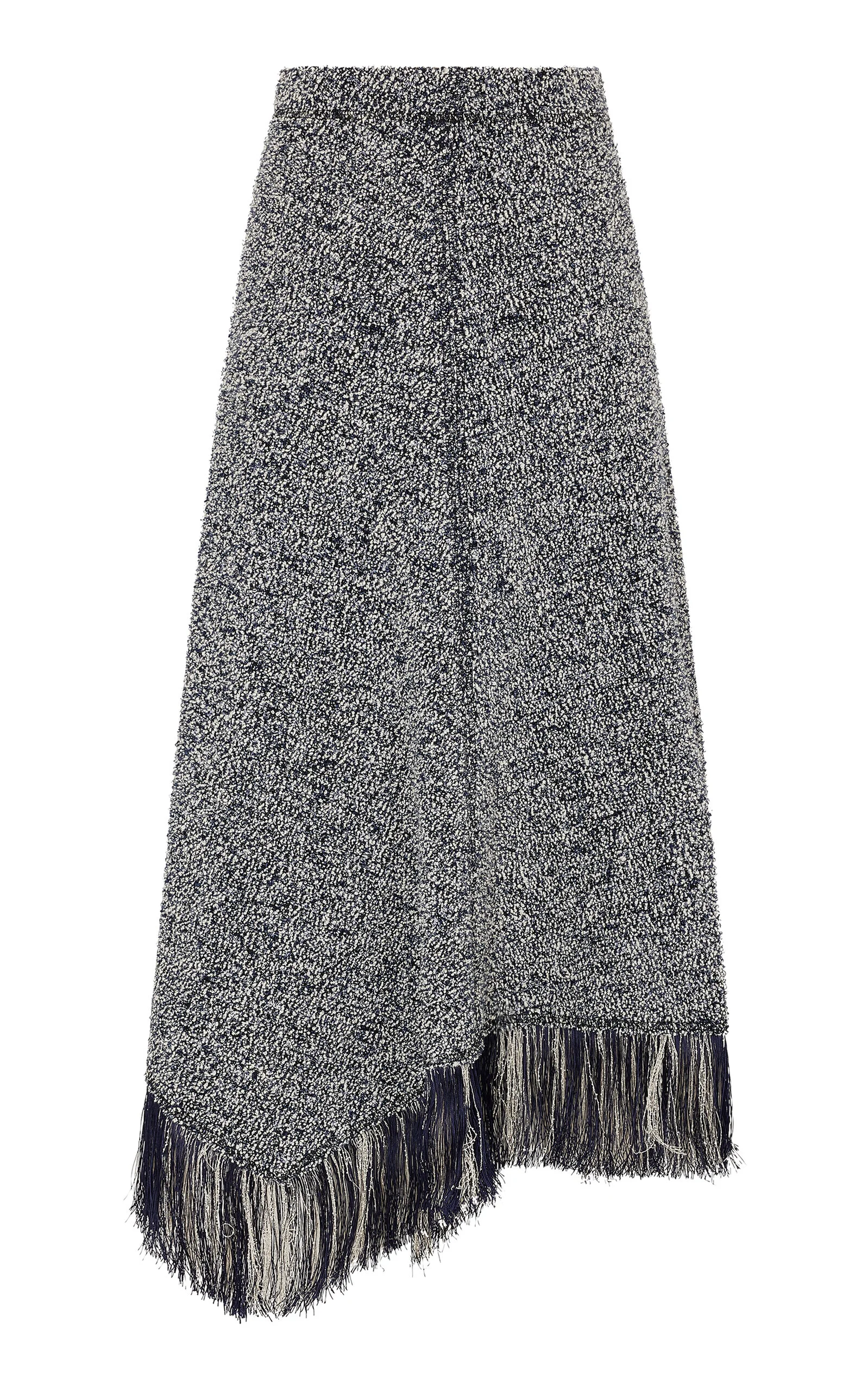 Fringed Bouclé Midi Skirt multi - 1