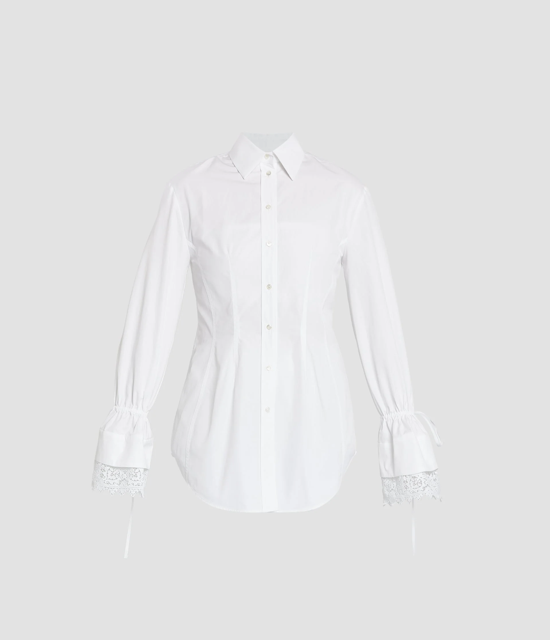 COTTON POPLIN LONG SLEEVE SHIRT - 1