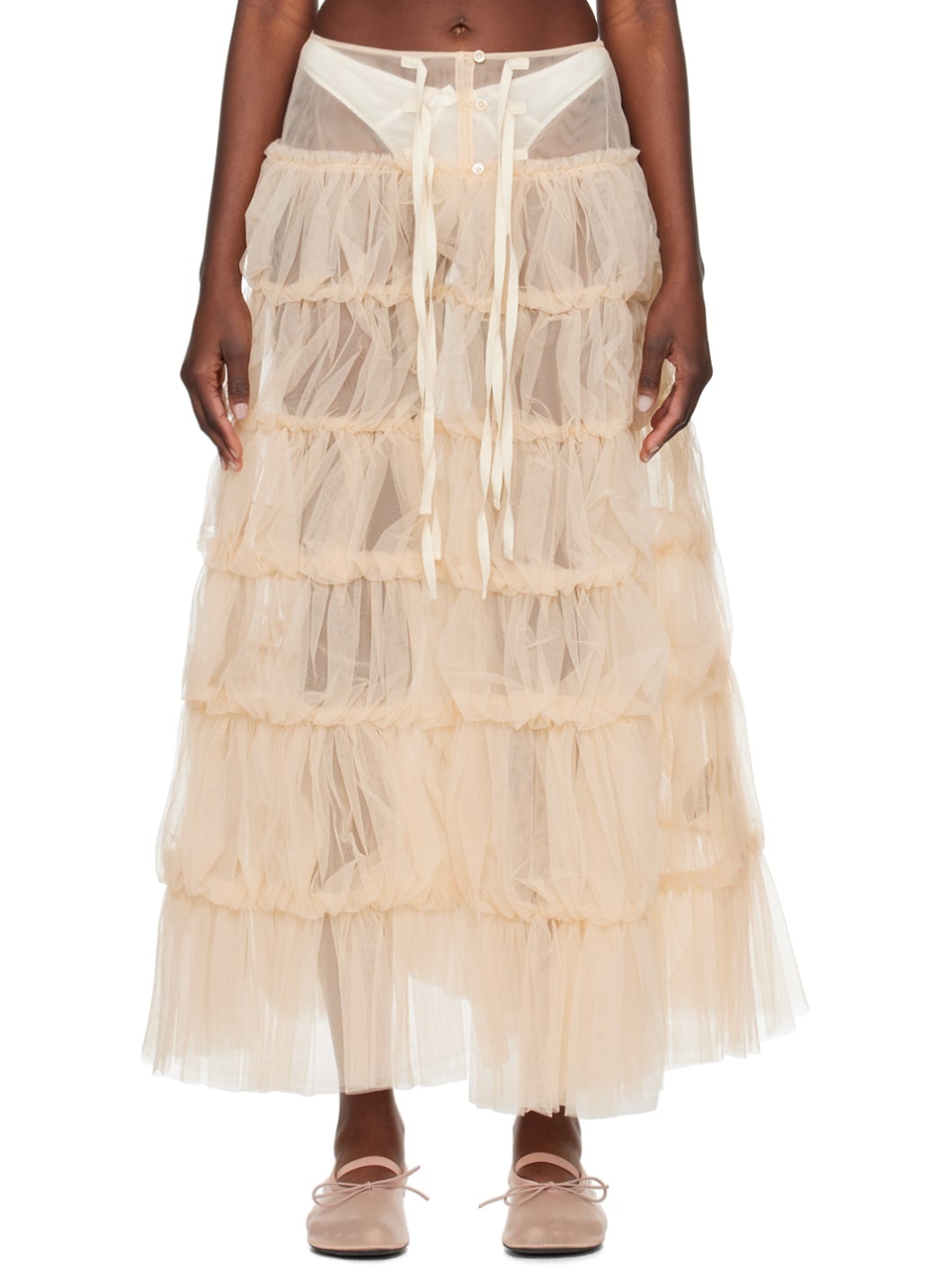 Pink Grenade Maxi Skirt - 1