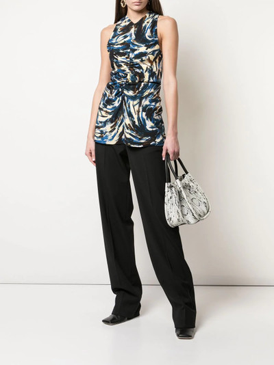 Proenza Schouler feather print tank top outlook