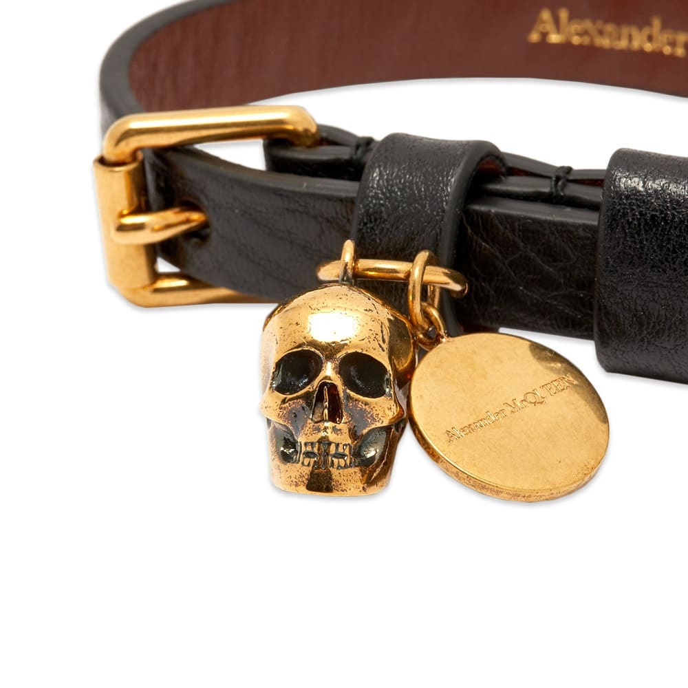 Alexander McQueen Double Wrap Skull Bracelet - 2