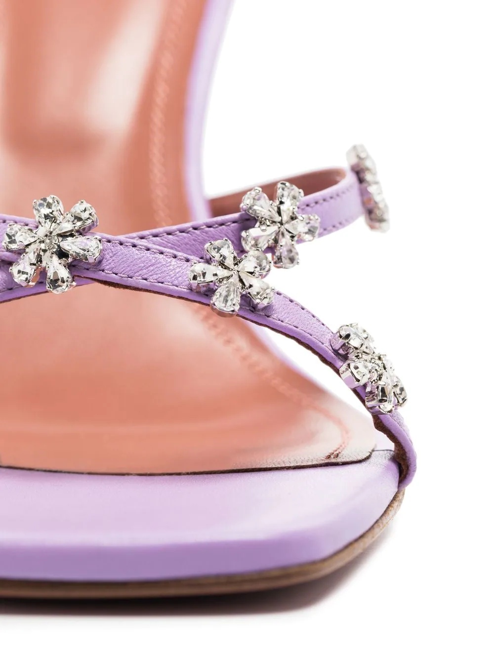 crystal-embellished strap-detail sandals - 4