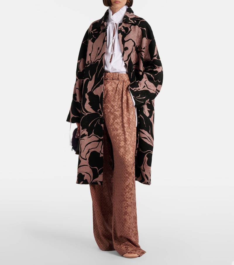 Dries Van Noten Floral coat outlook