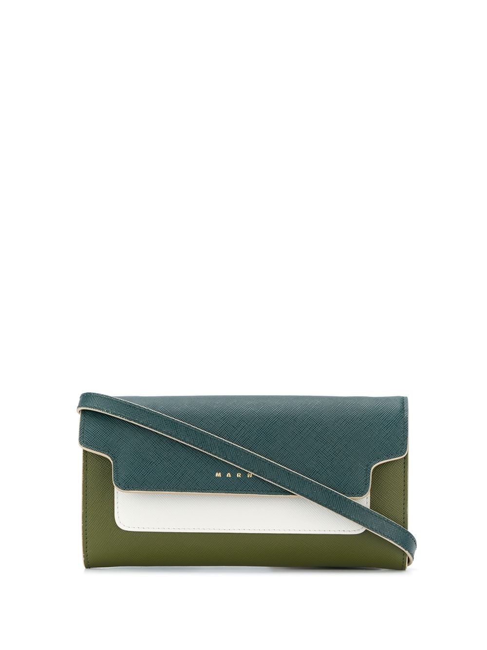 two-tone Bellows wallet - 1