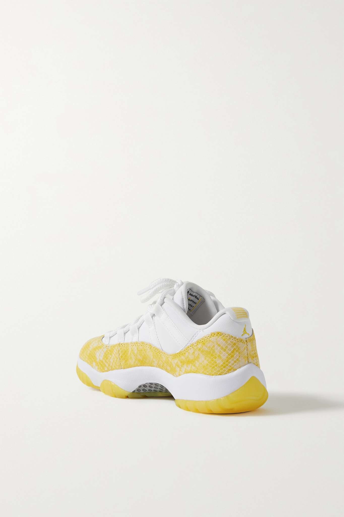 Air Jordan Retro 11 snake-effect leather-trimmed neoprene sneakers - 3