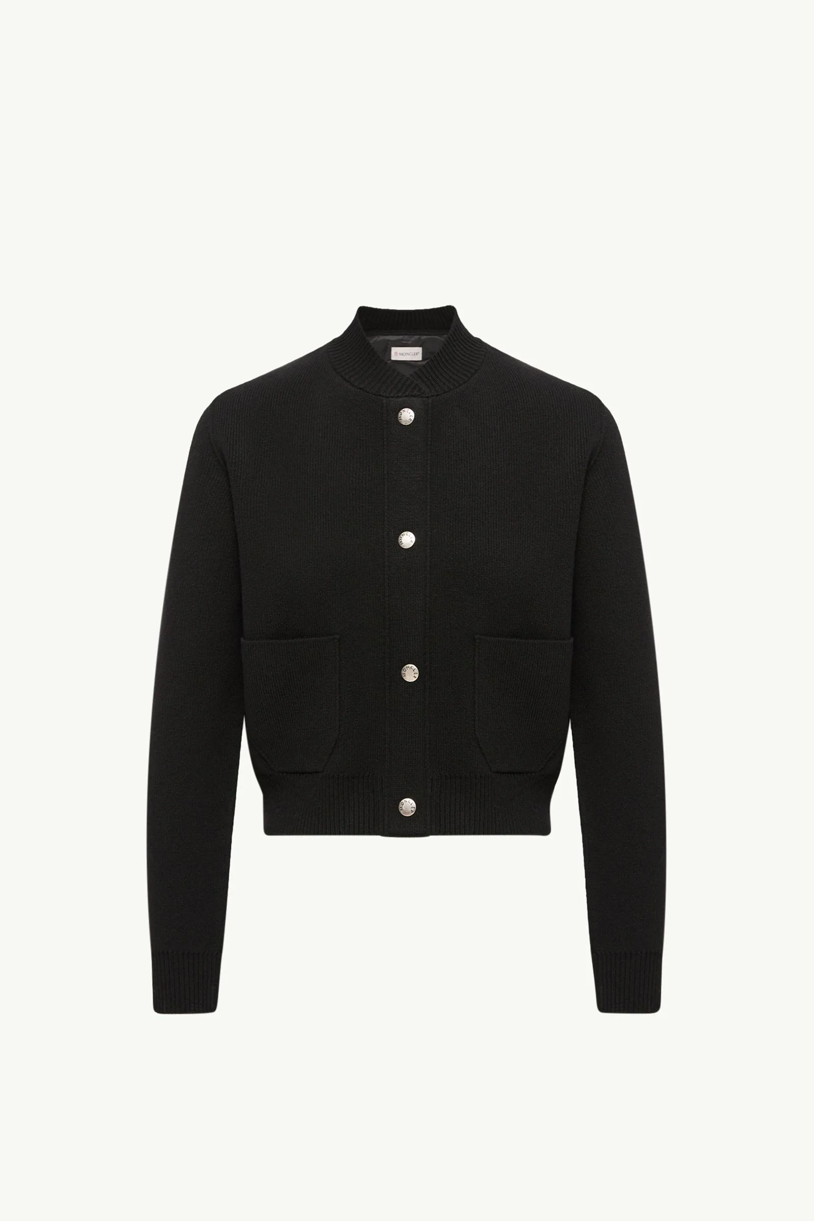 Wool & Cashmere Blend Padded Cardigan - 1