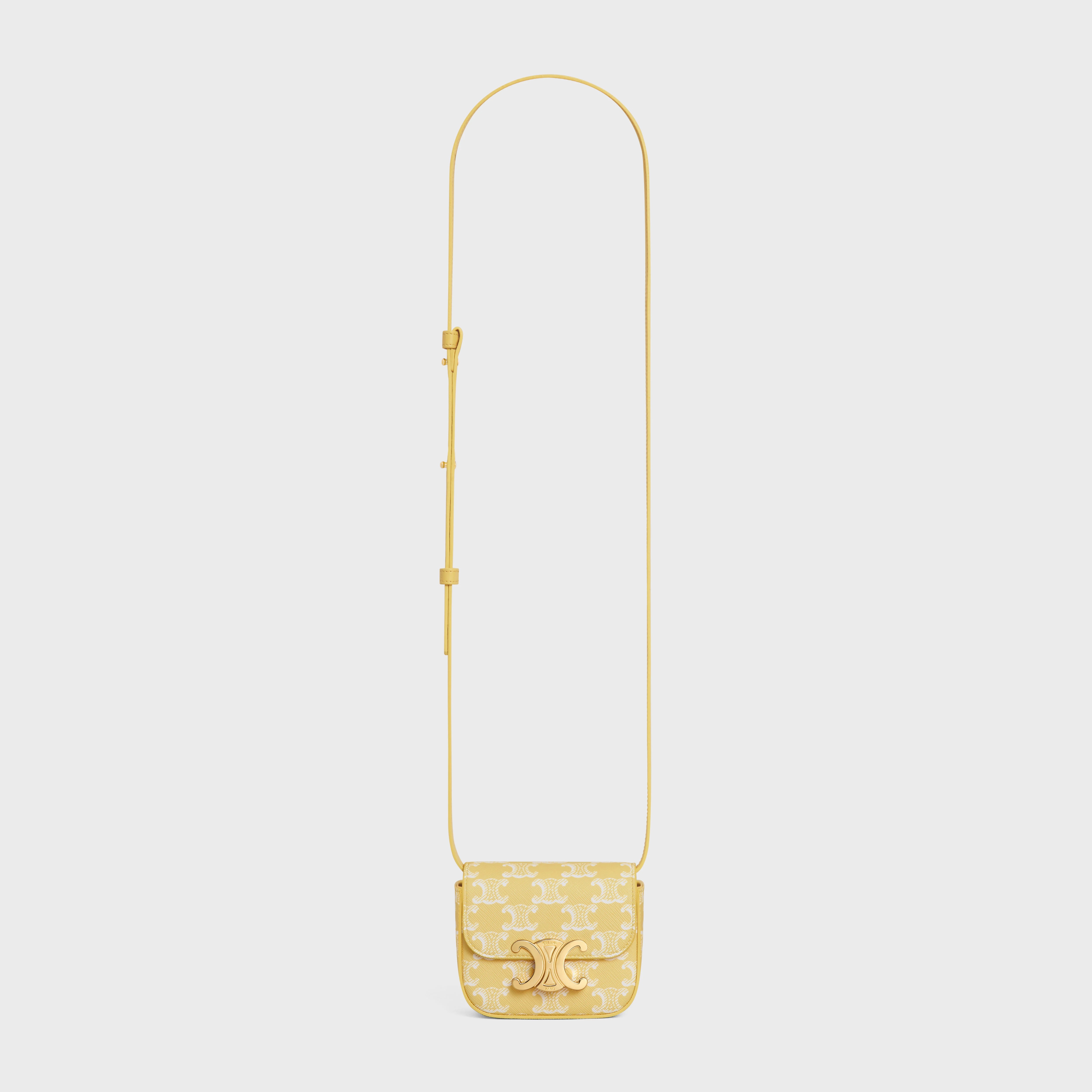 MINI CLAUDE in TRIOMPHE CANVAS BRIGHT YELLOW - 5