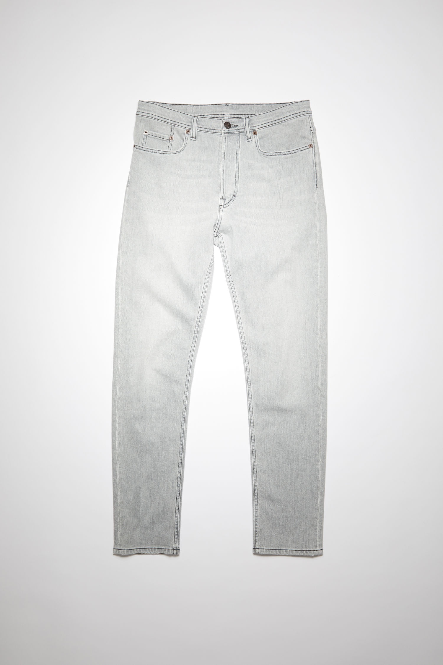 Slim tapered jeans - Stone grey - 1