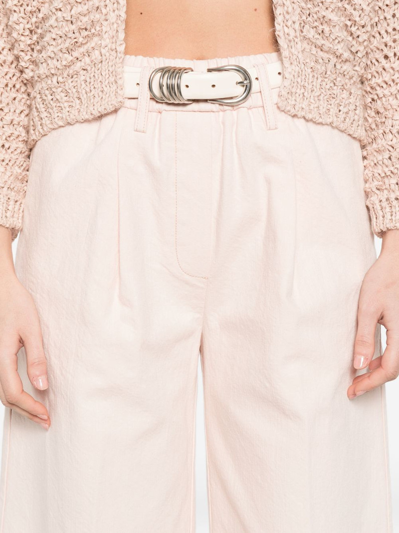 elastic-waist palazzo pants 5
