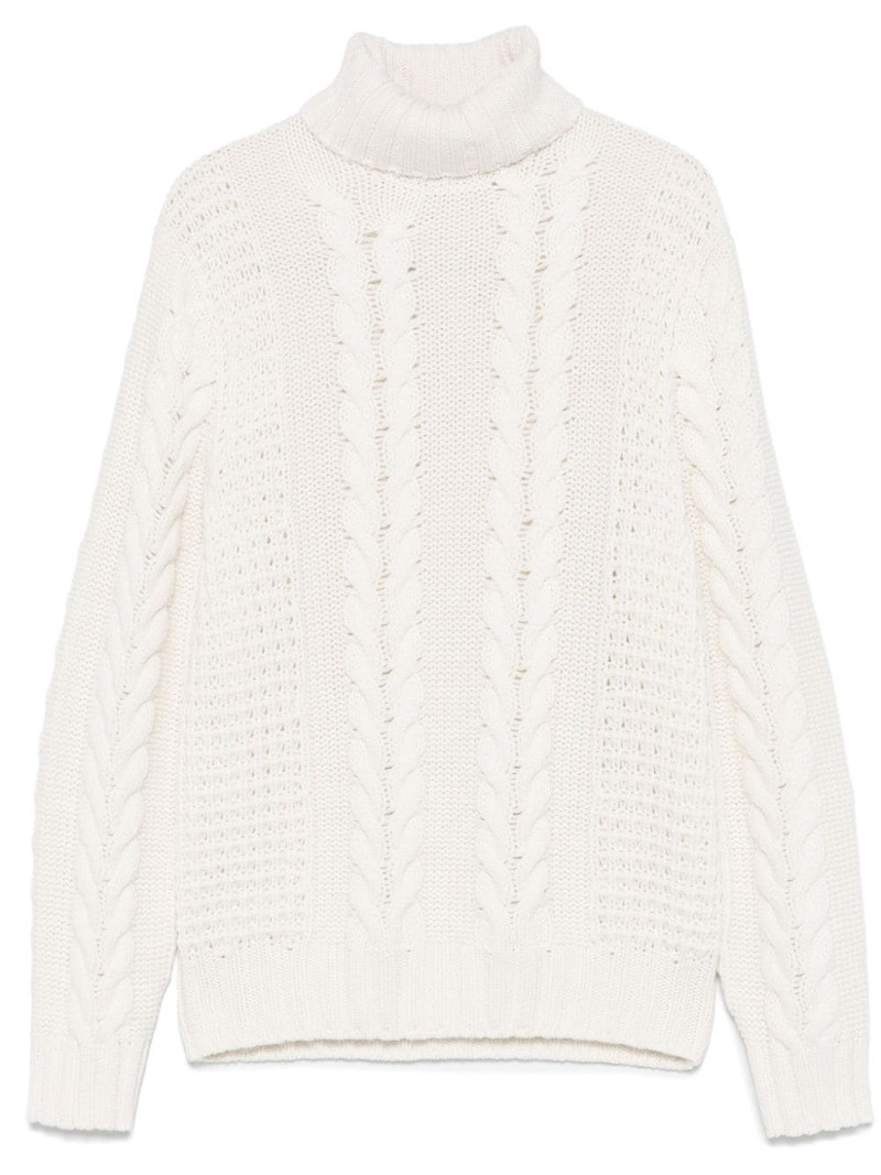 cable-knit sweater 1