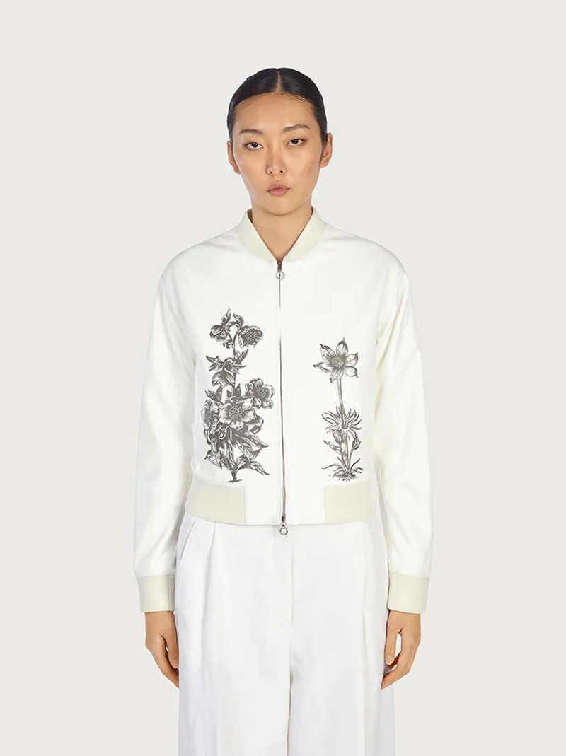 FERRAGAMO PRINTED NAPPA BLOUSON outlook
