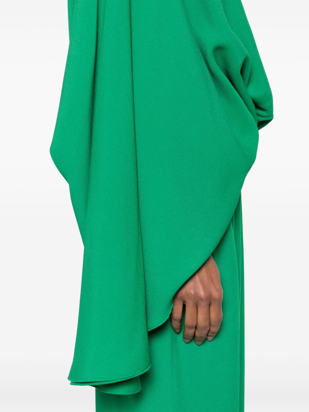 pleat-detail maxi dress - 5