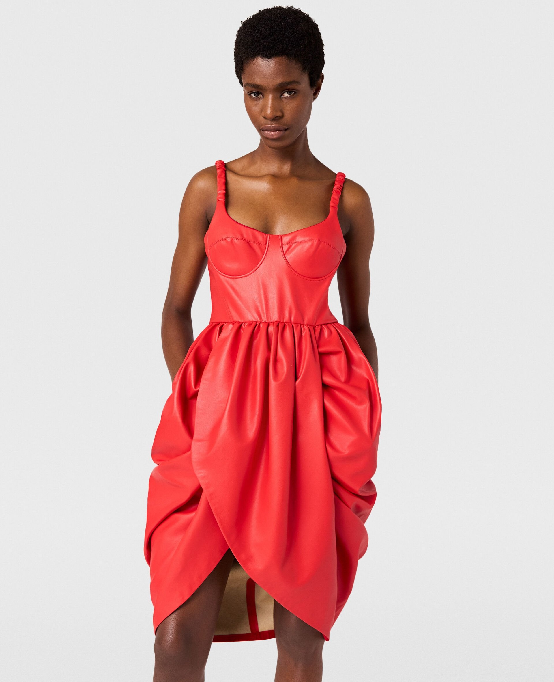 Bustier Top Ruched Wrapped Mini Dress - 5
