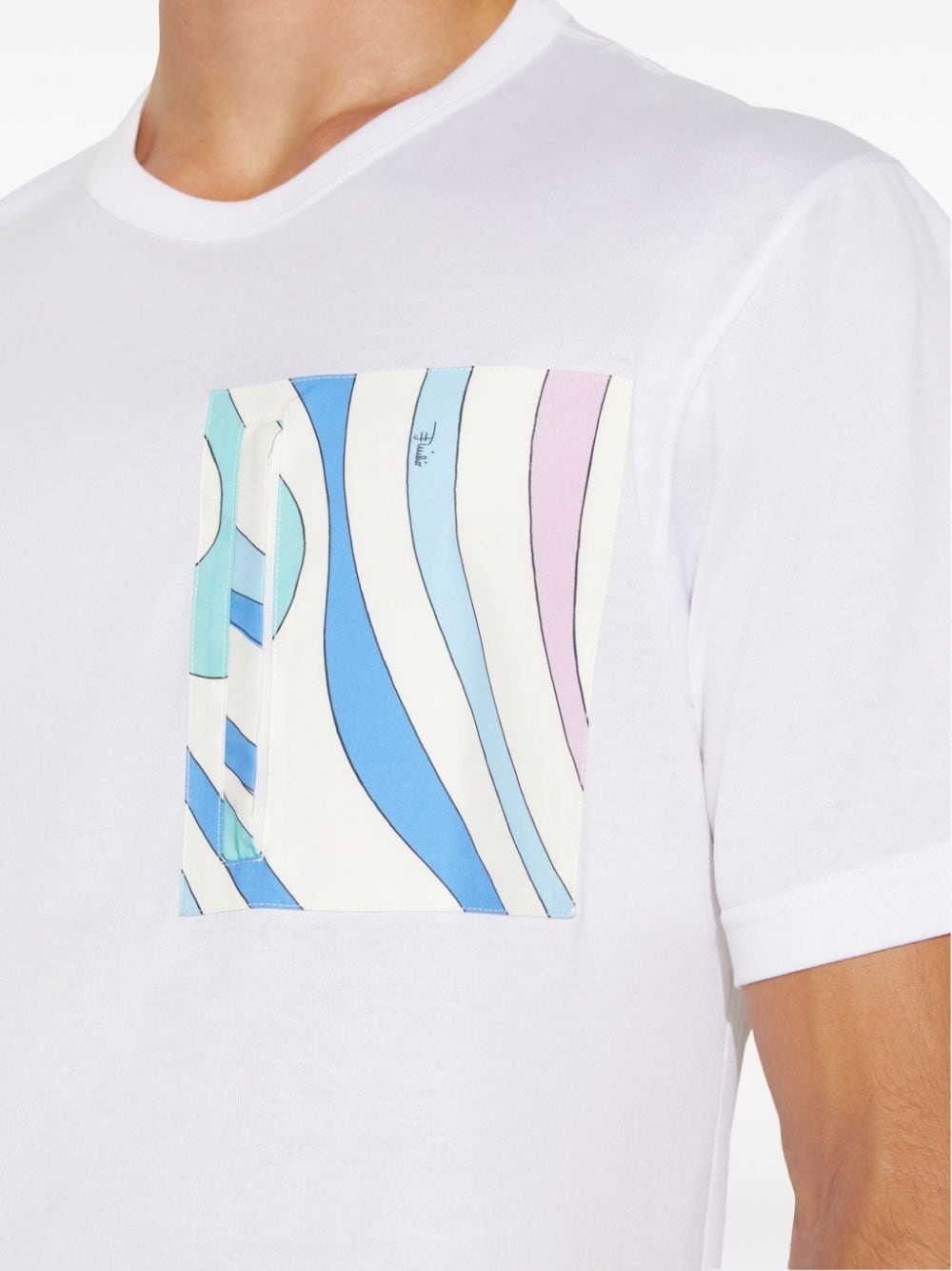 Marmo-print cotton T-shirt - 5