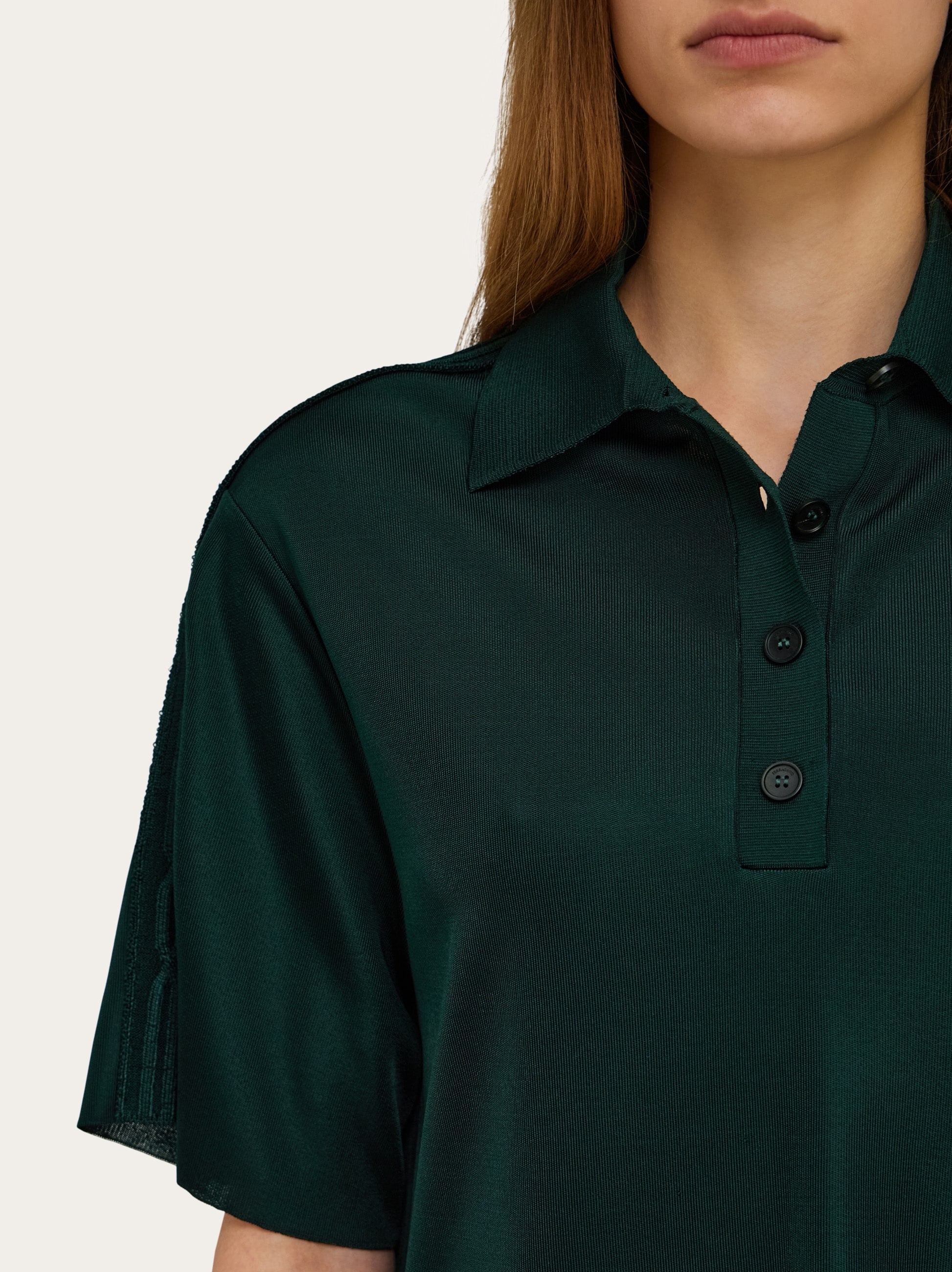 Knitted polo shirt - 4