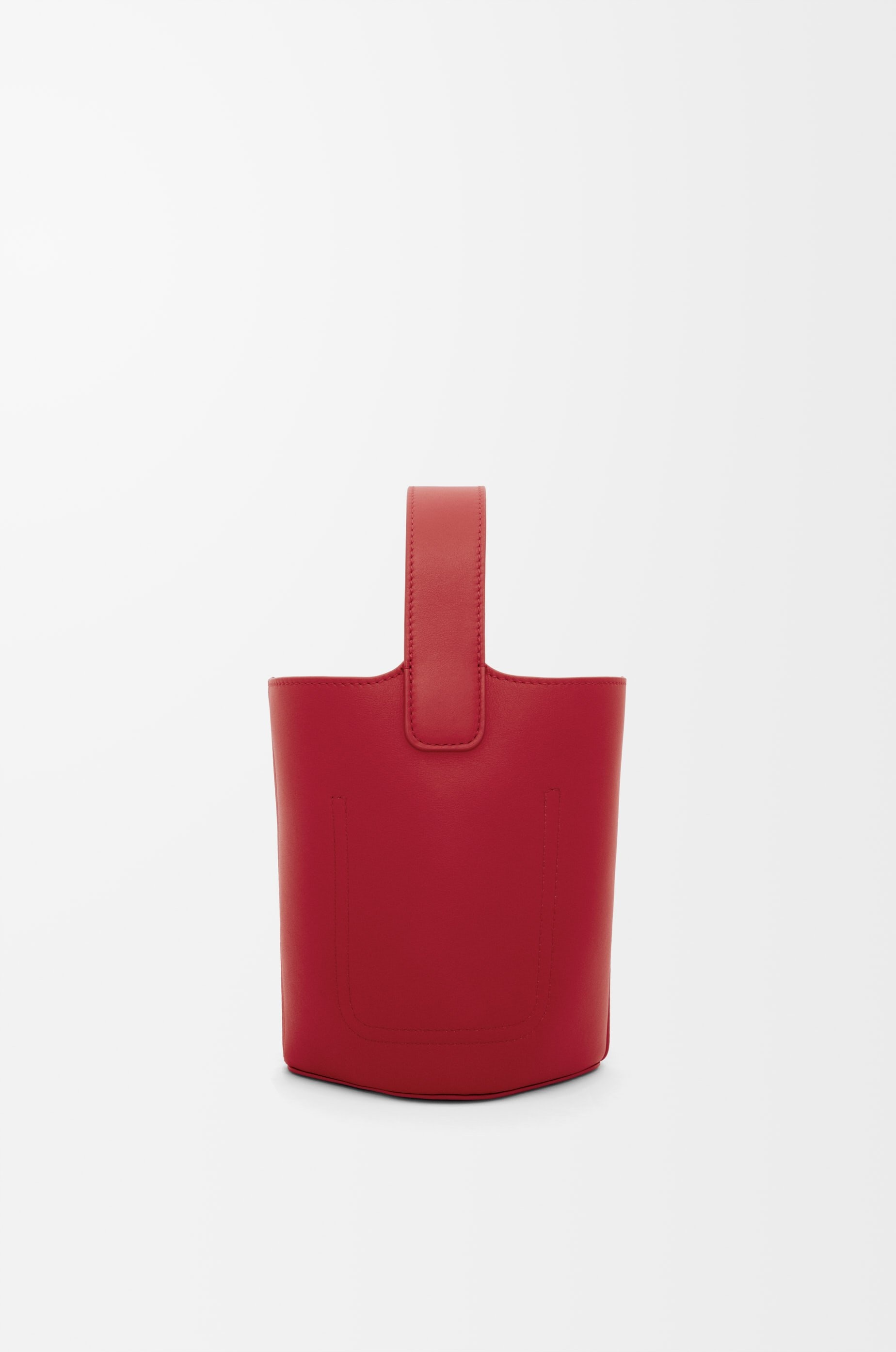 Mini Pebble bucket in smooth calfskin - 5