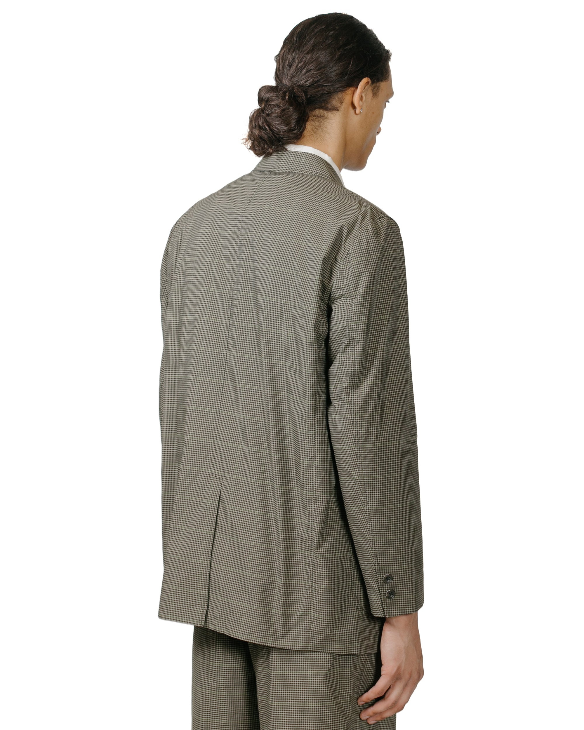 3B Box-Fit Jacket TR Plaid Olive - 3