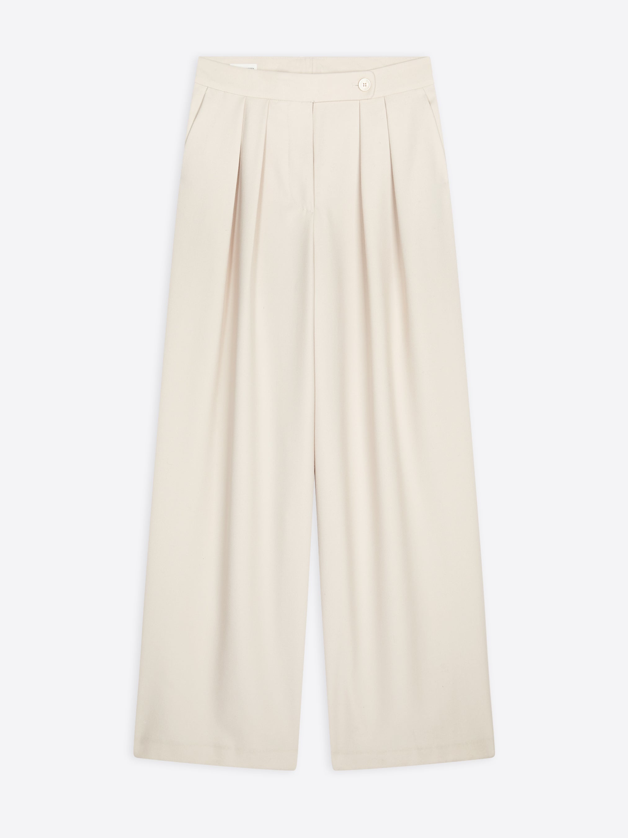 WIDE PLEATED PANTS - 1