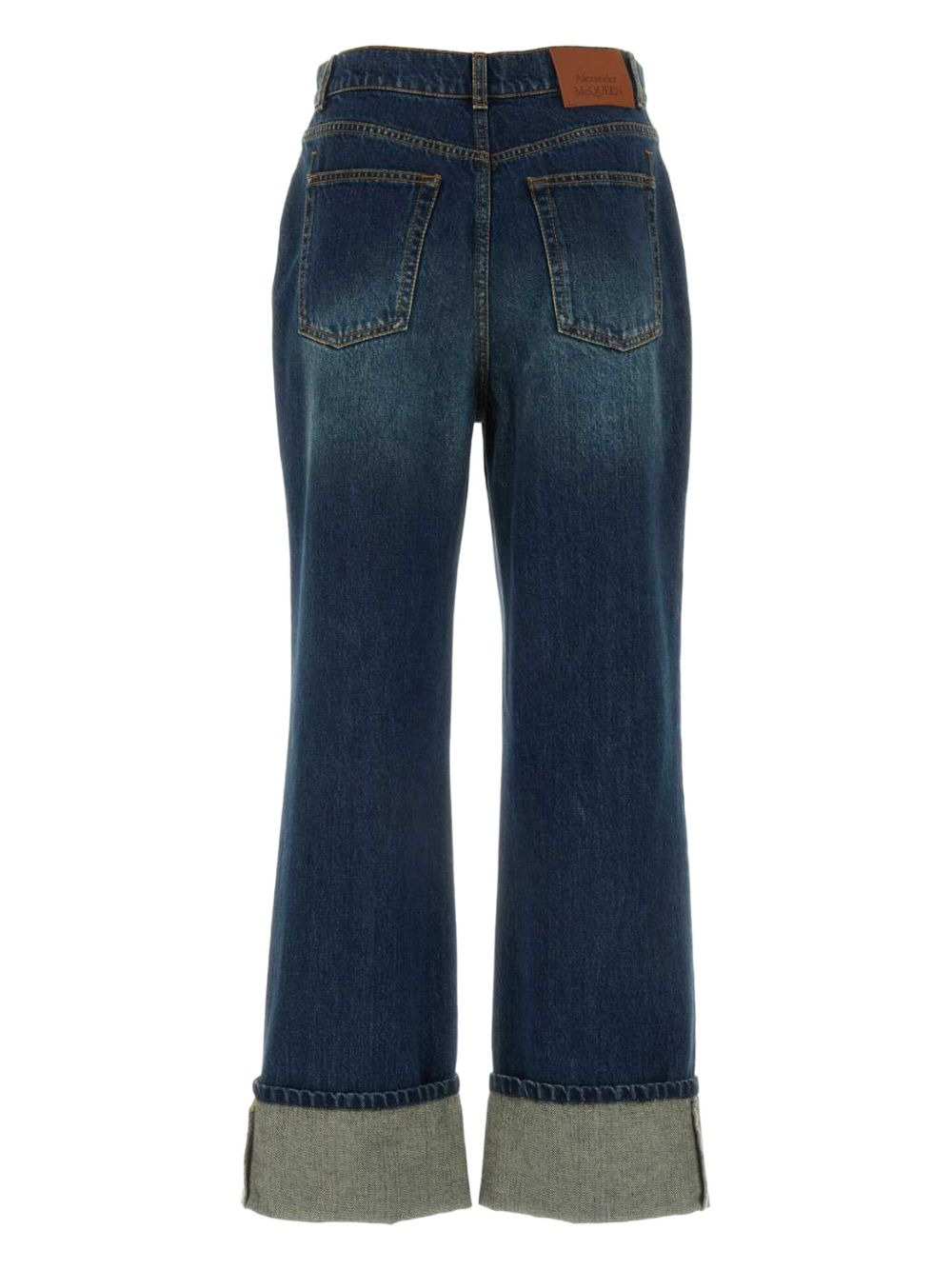 straigh-leg mid-rise jeans - 2
