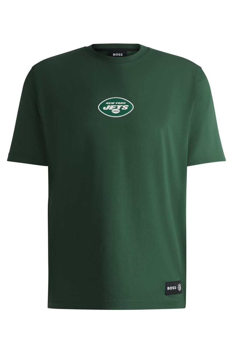BOSS X NFL STRETCH-COTTON T-SHIRT WITH SPECIAL BRANDING 1