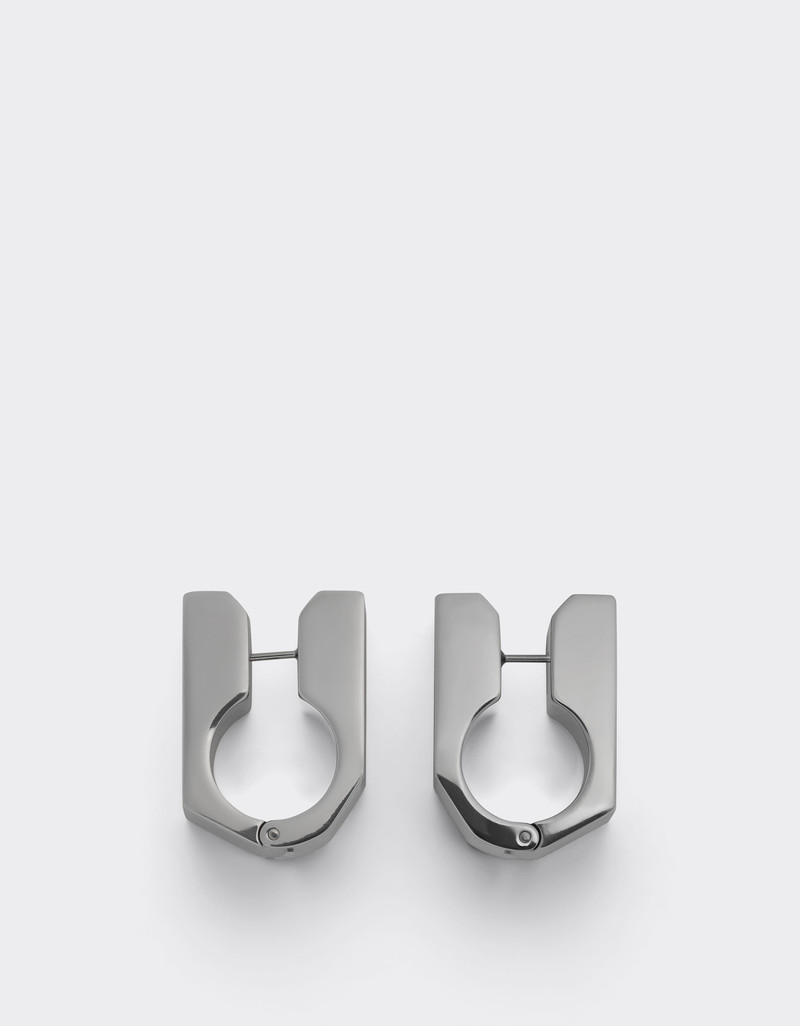 Textured metal earrings 3