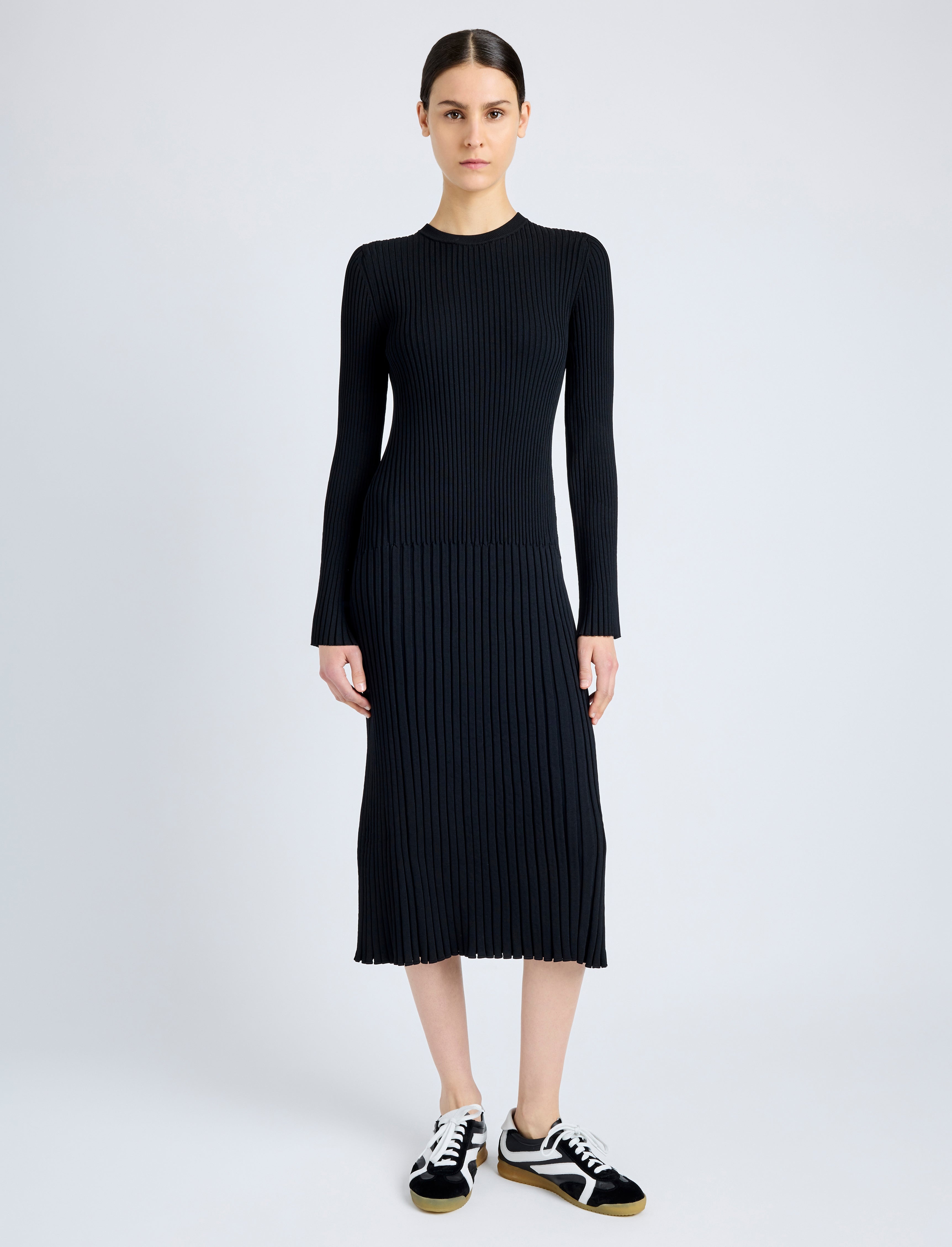 Kenna Dress in Midweight Viscose Rib - 6