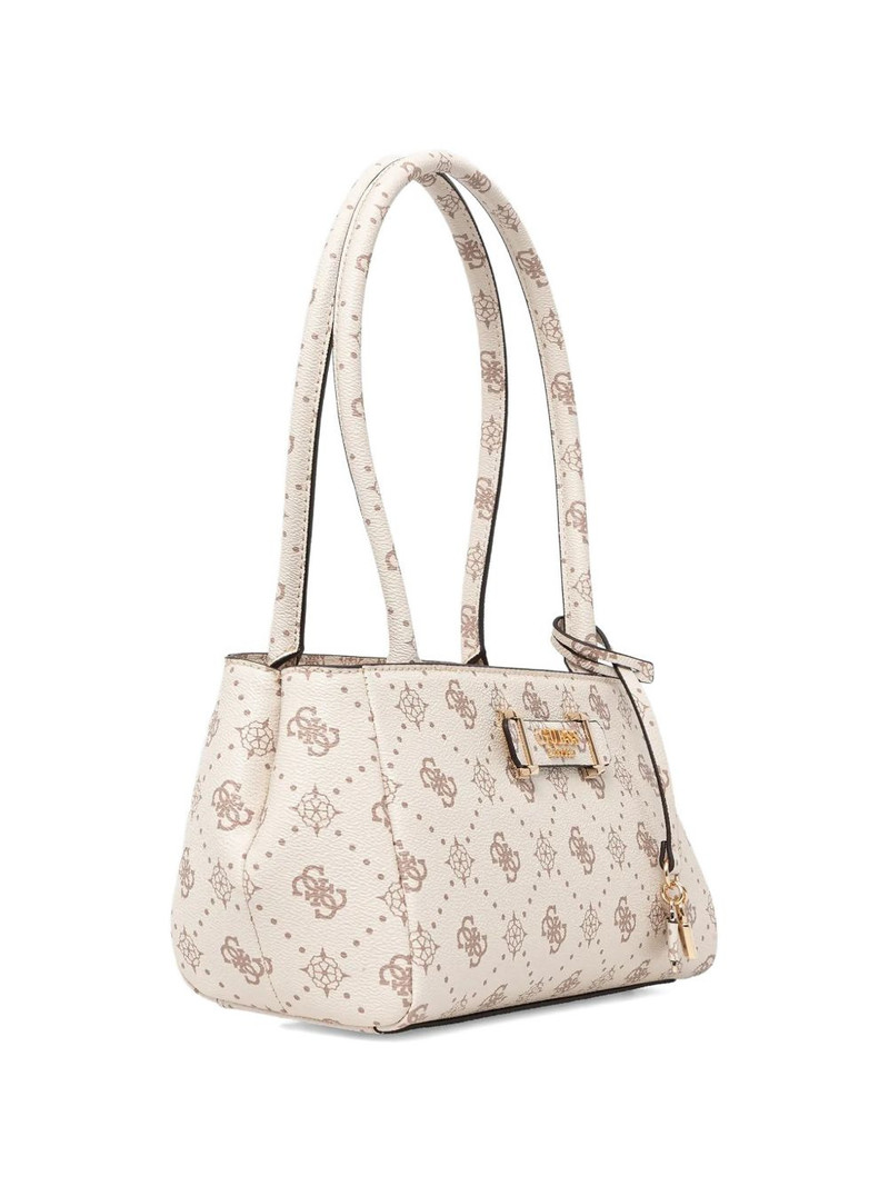 GUESS USA monogram pendant tote bag outlook