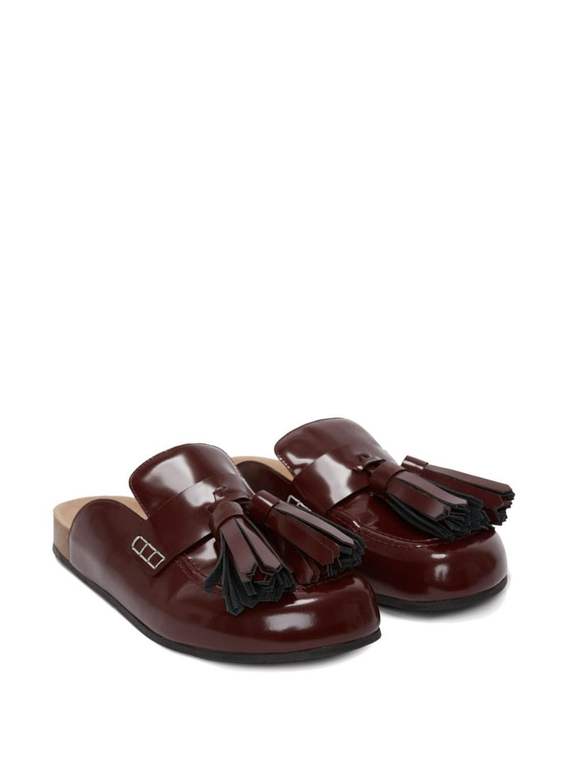 JW Anderson tassel-detail slip-on leather loafers outlook