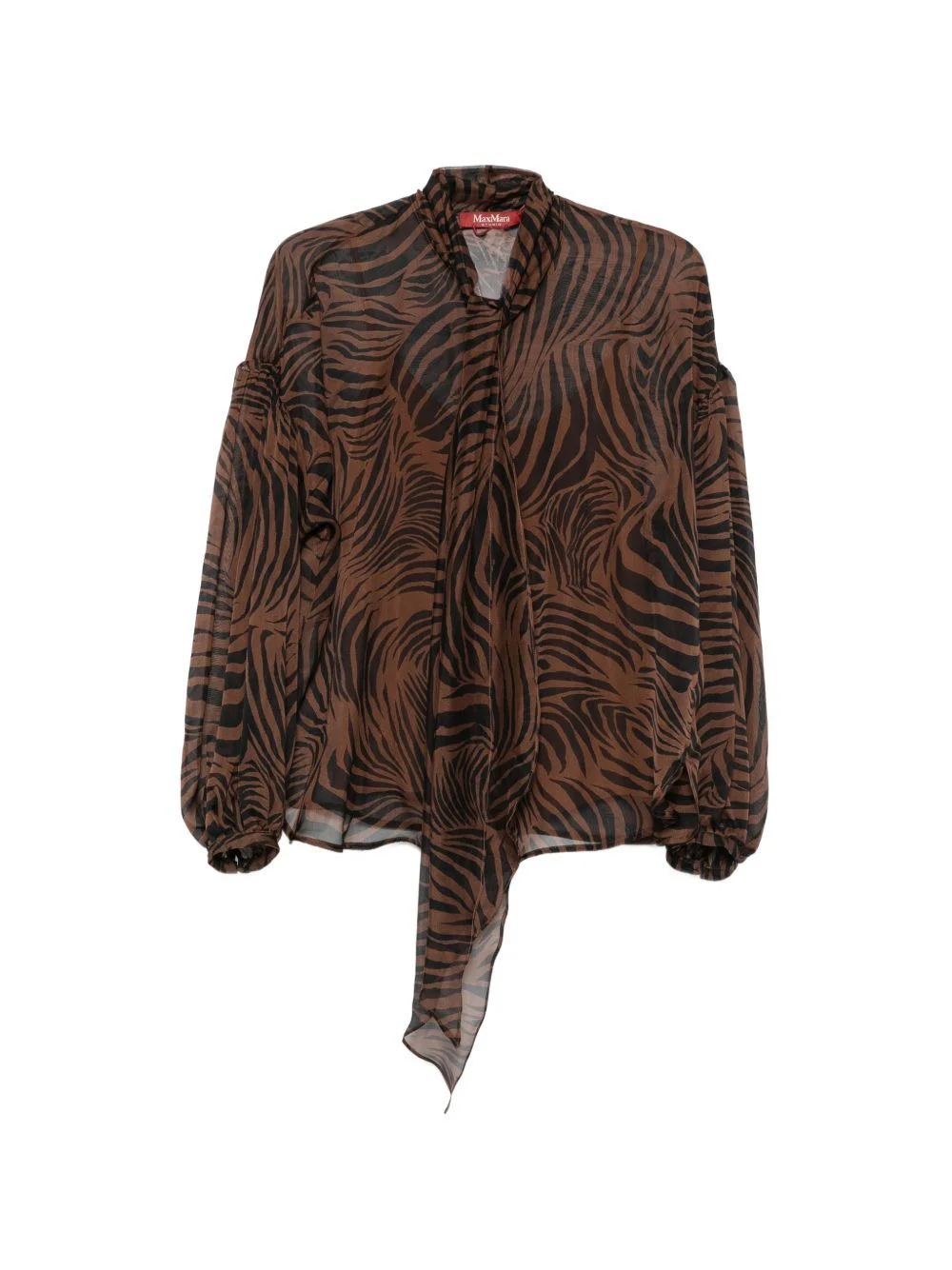 satin-finish shirt - 1