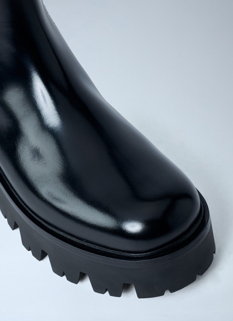 Prada Logo Plaque Ankle Boots outlook