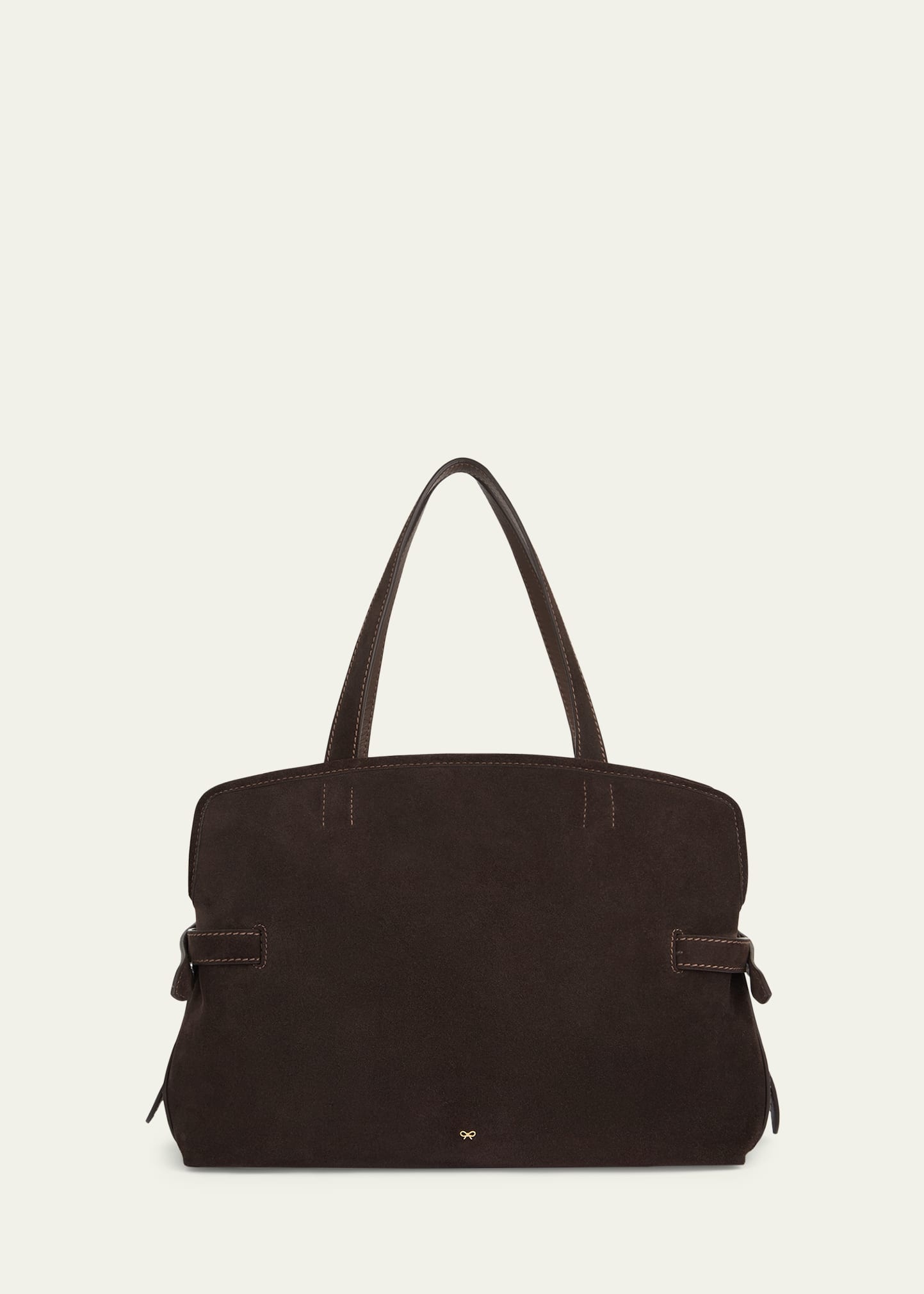 Wilson Zip Suede Top-Handle Bag - 2