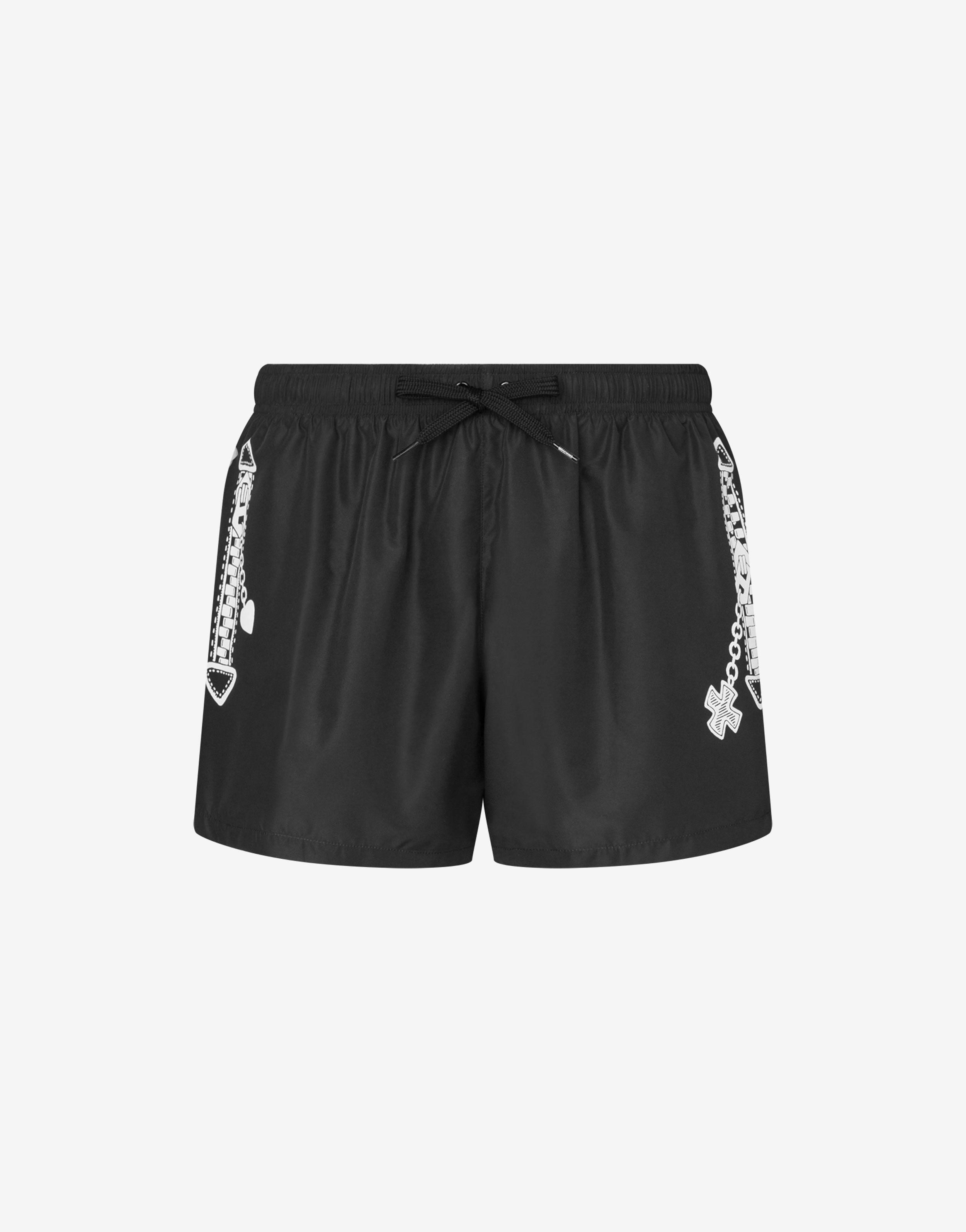 BIKER DETAILS SWIM TRUNKS - 1