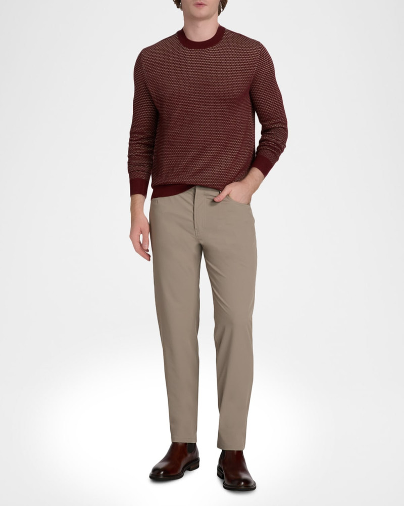 EMPORIO ARMANI Men's Nylon Stretch Slim Five-Pocket Pants outlook