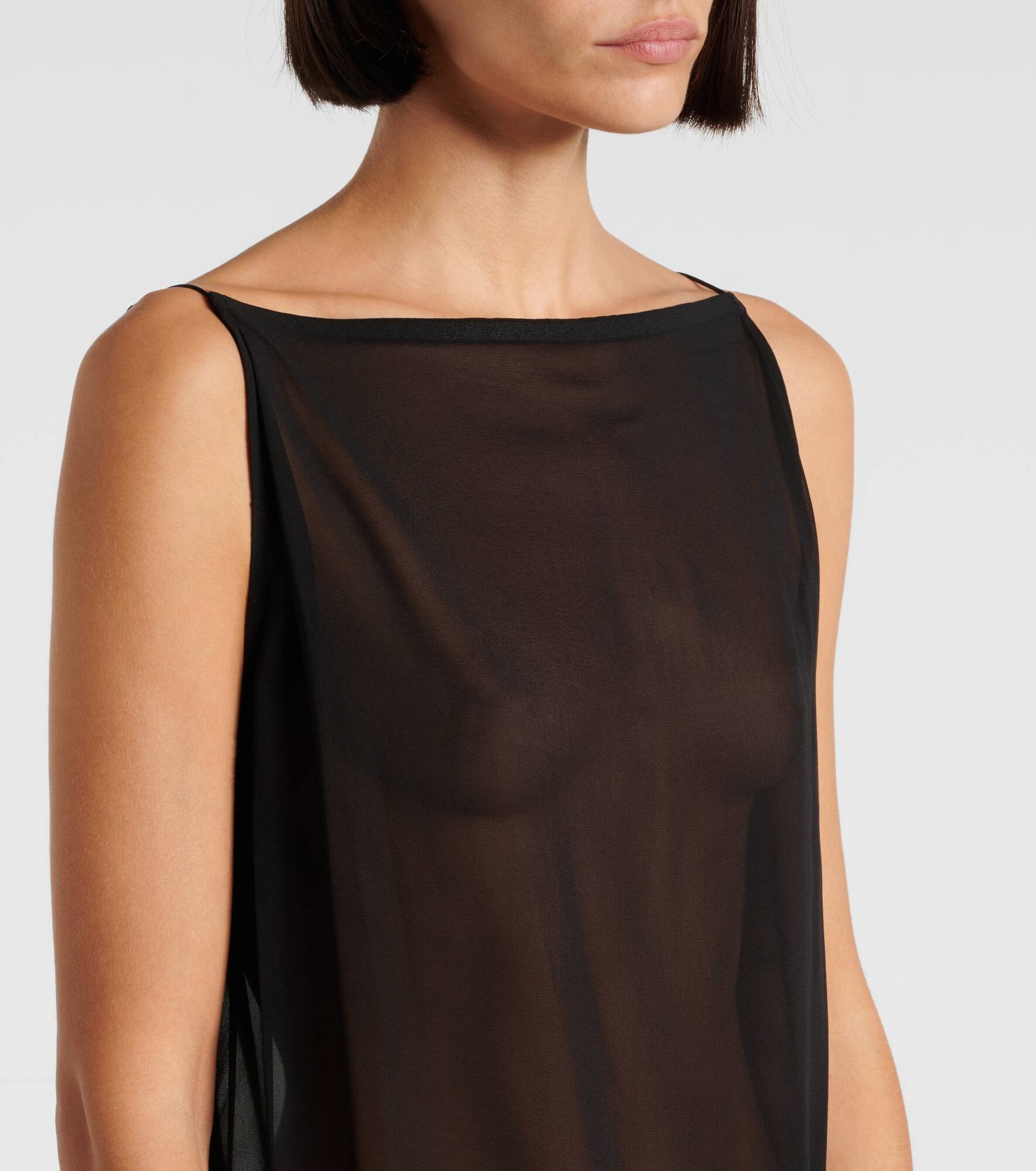 The Ameno silk-blend gown - 4