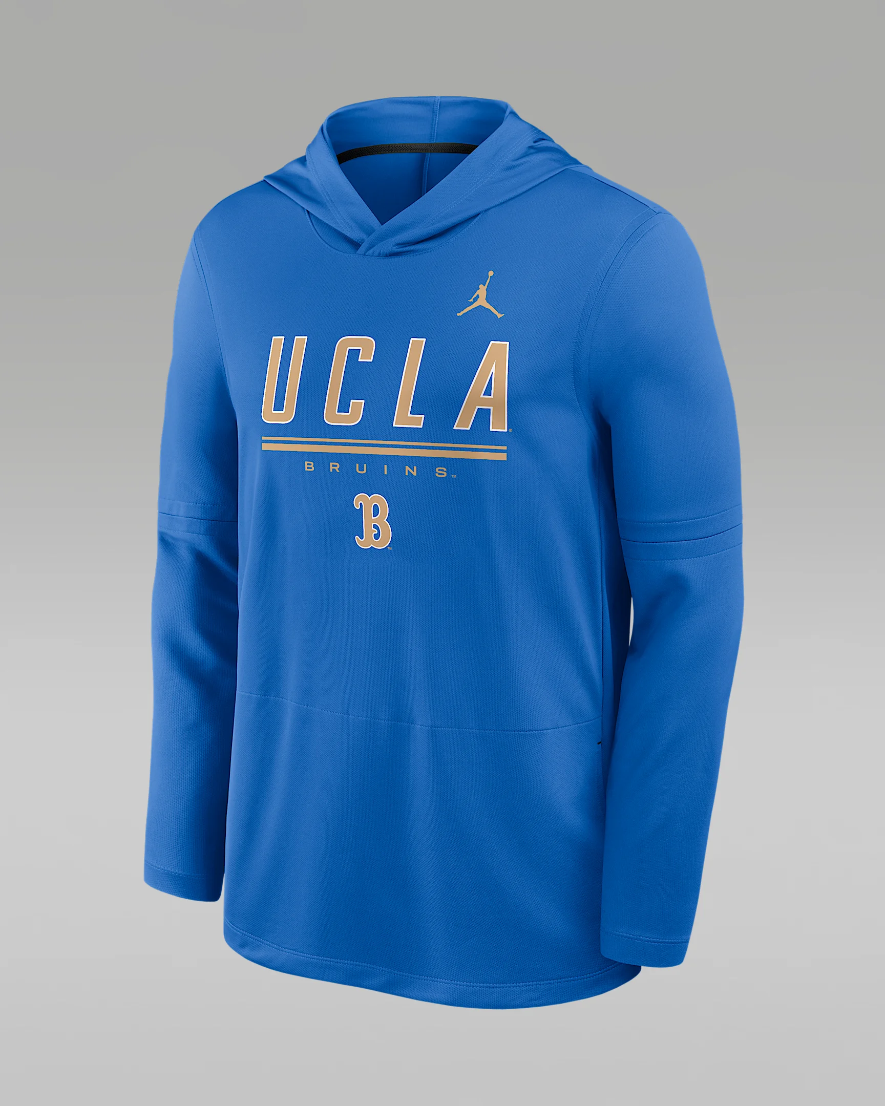 UCLA Sideline Men's Jordan Brand Dri-FIT College Long-Sleeve Hooded Top - 1