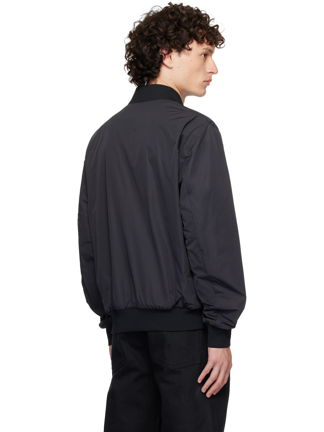 Black Grammont Bomber Jacket - 3