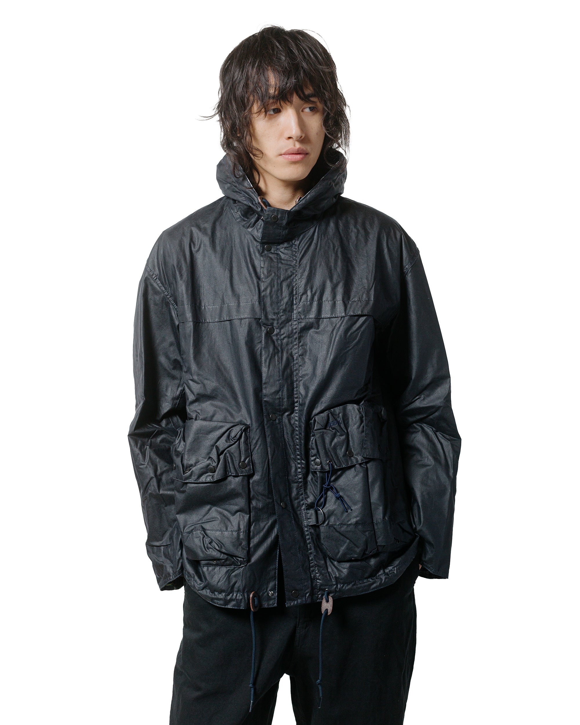 Modified Durham Waxed Jacket Navy - 2