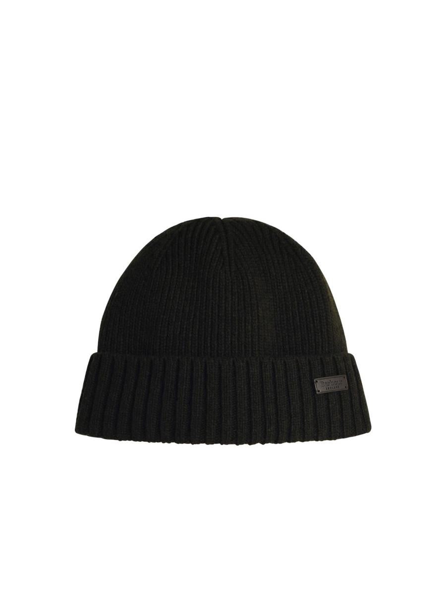 Barbour Green Wool Carlton Beanie - 1