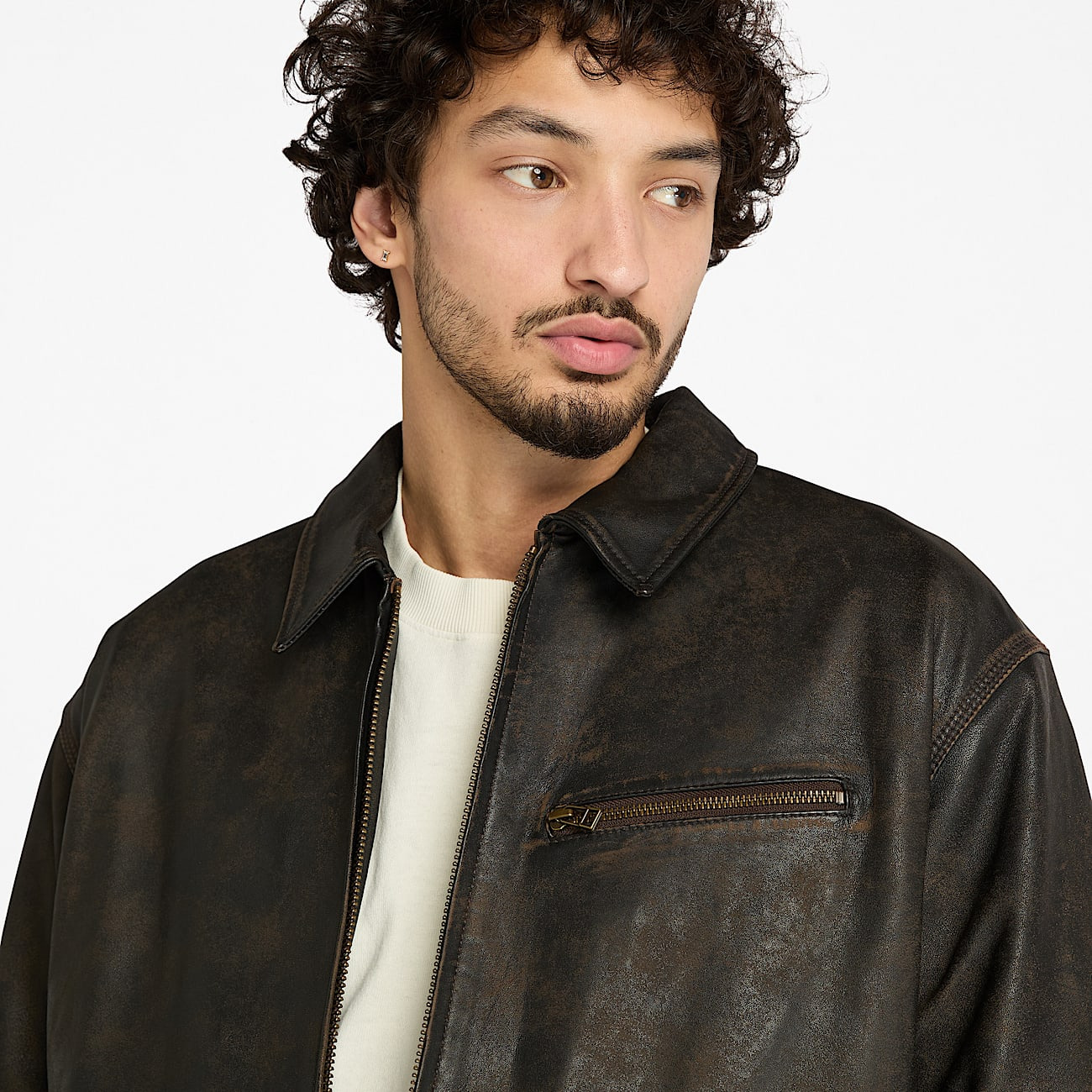 Men's Strafford Leather Jacket - 5