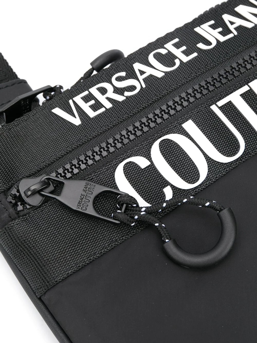 logo-print messenger bag - 4