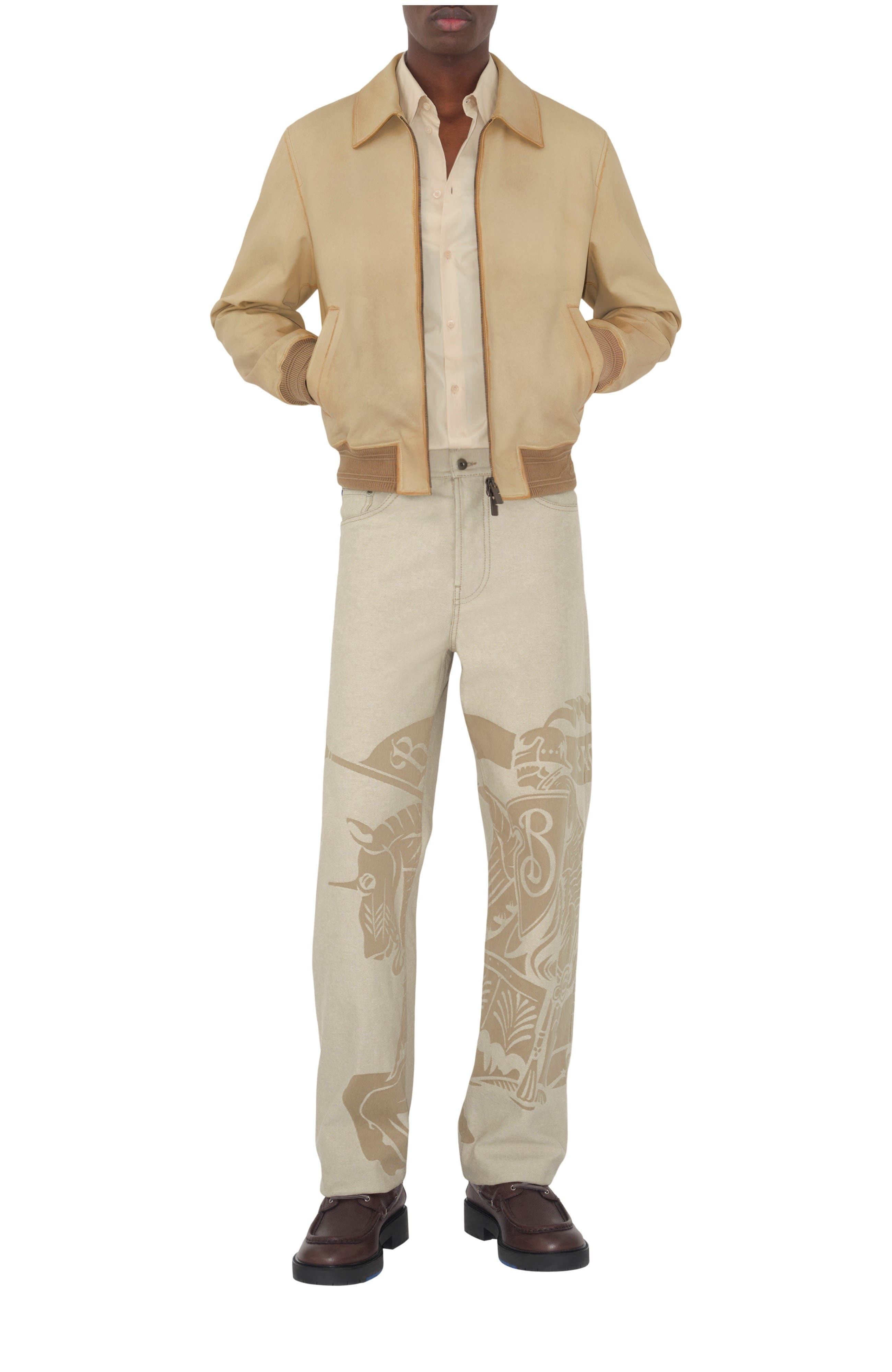 burberry Regular Fit EKD Jeans in Rubble at Nordstrom - 1