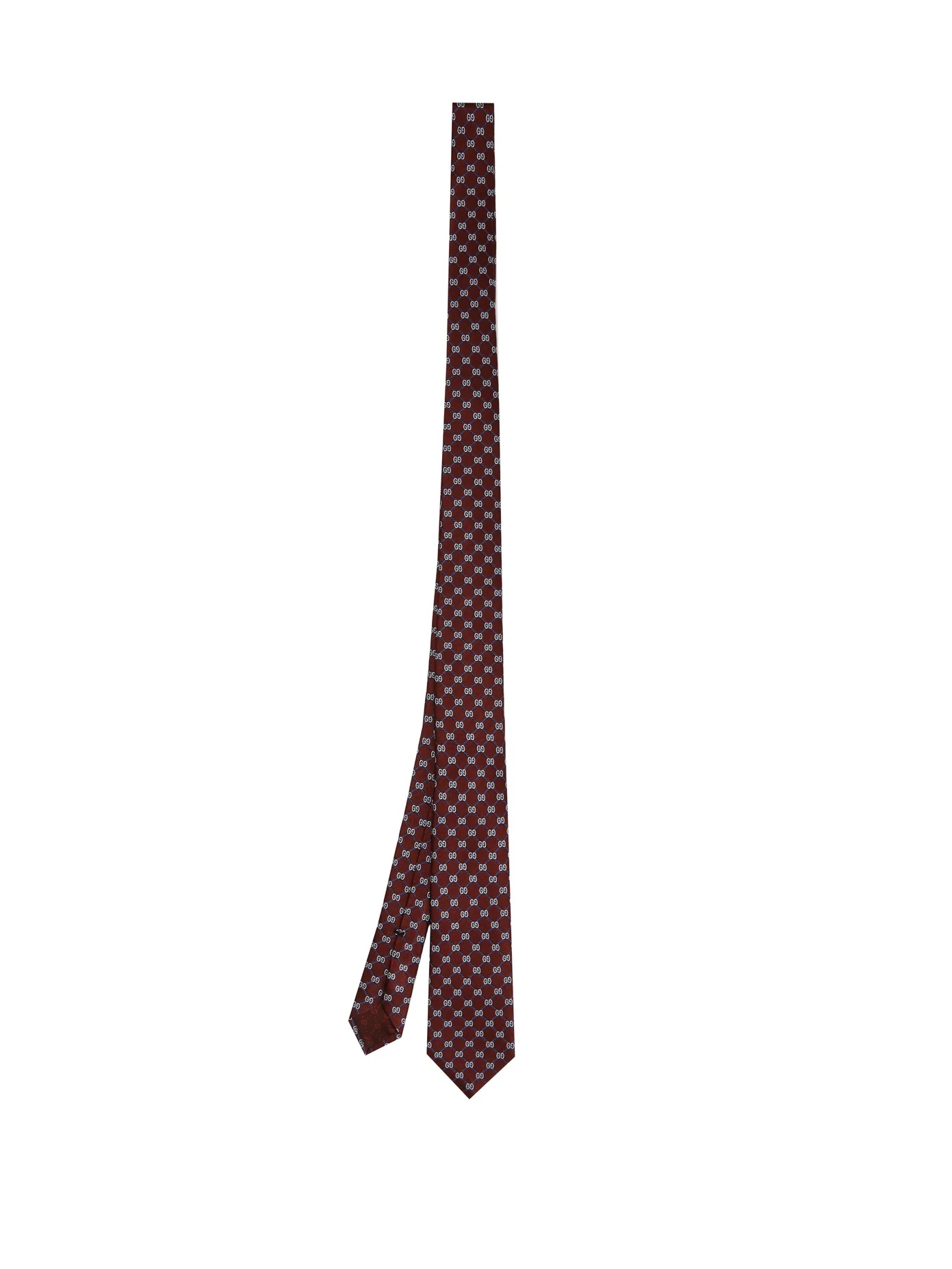 GG-jacquard silk tie - 1