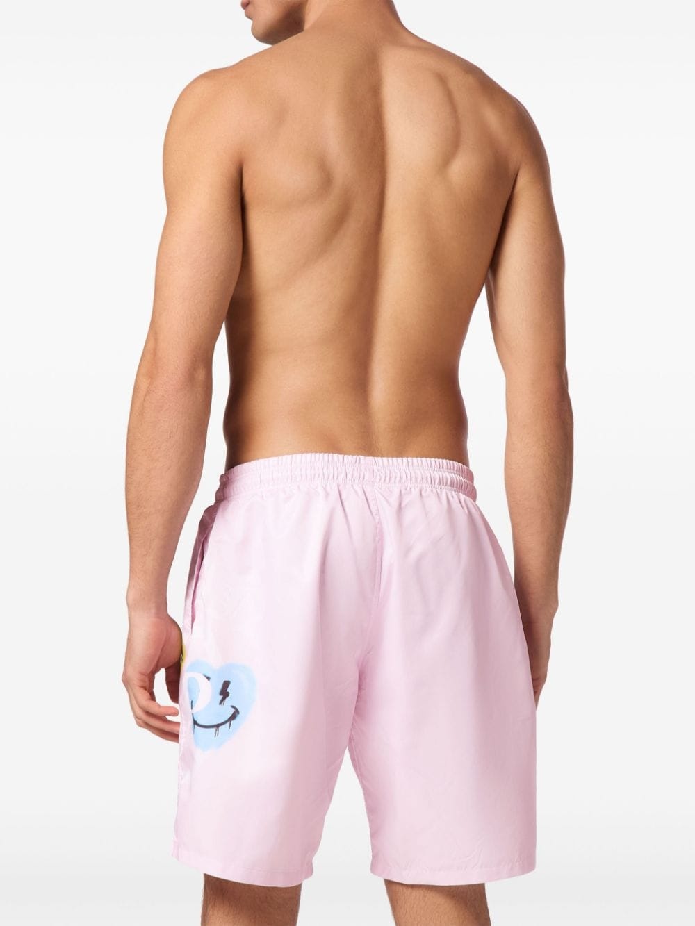 logo-print swim shorts - 4