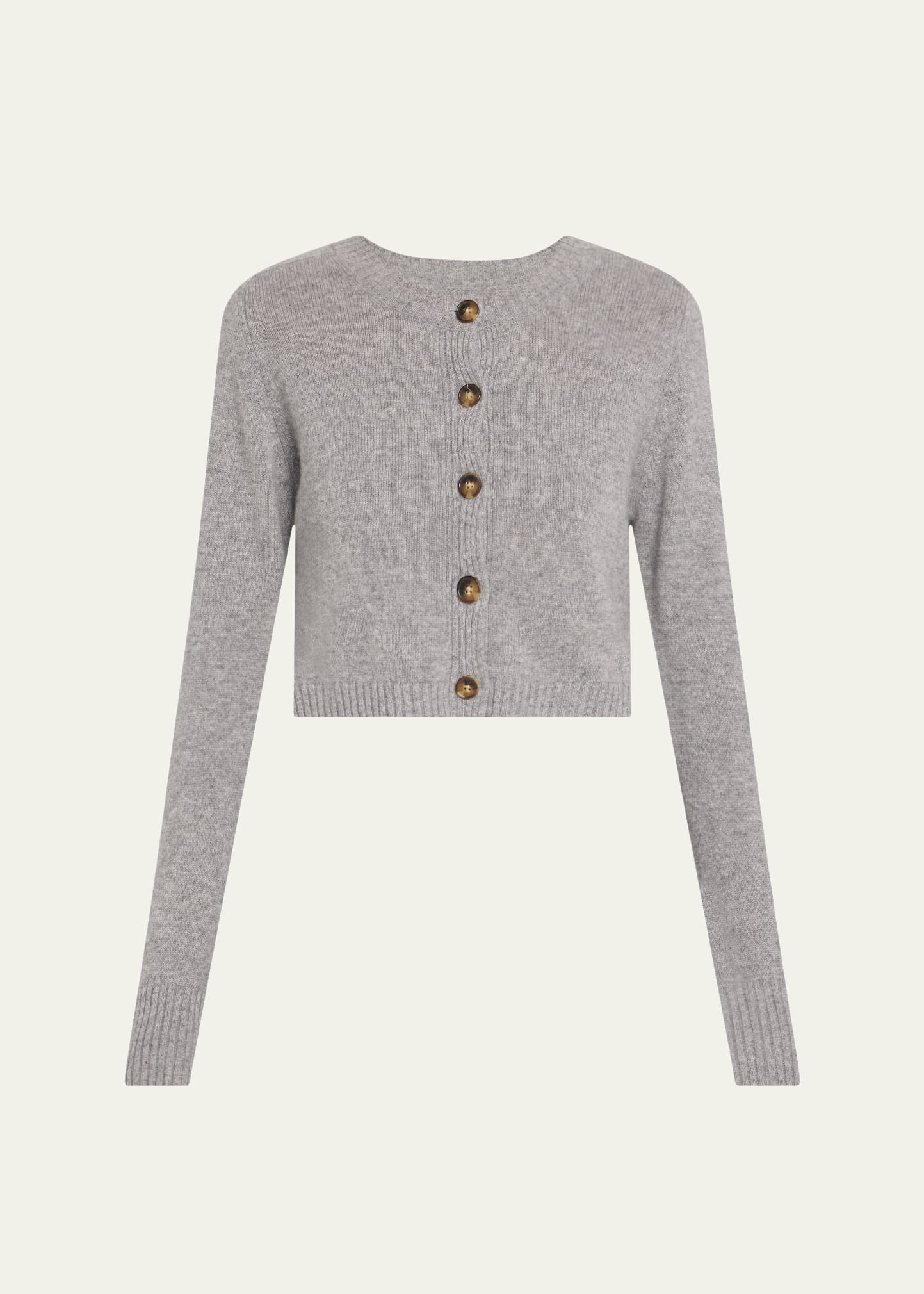 Zephir Cashmere Crop Cardigan - 1