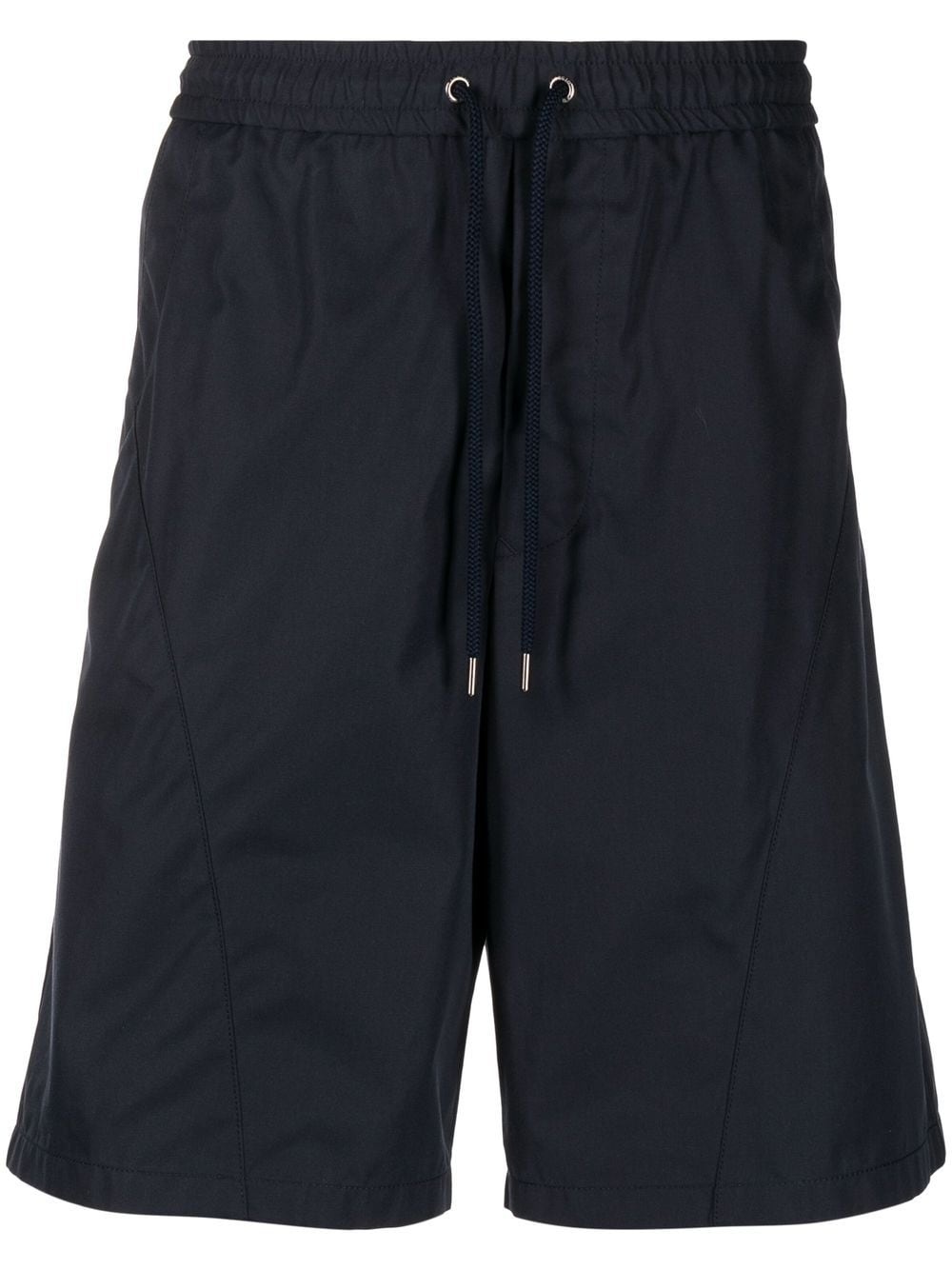 drawstring organic cotton track shorts - 1