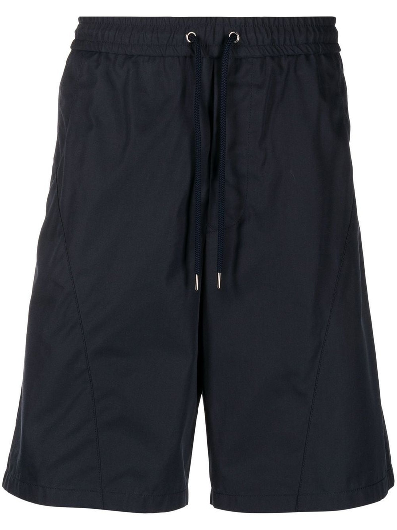 drawstring organic cotton track shorts 1