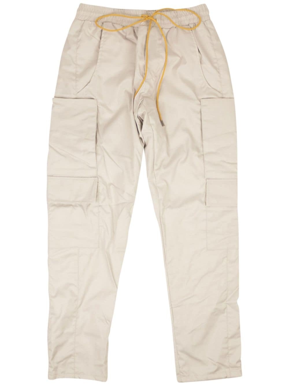 drawstring cargo trousers - 1