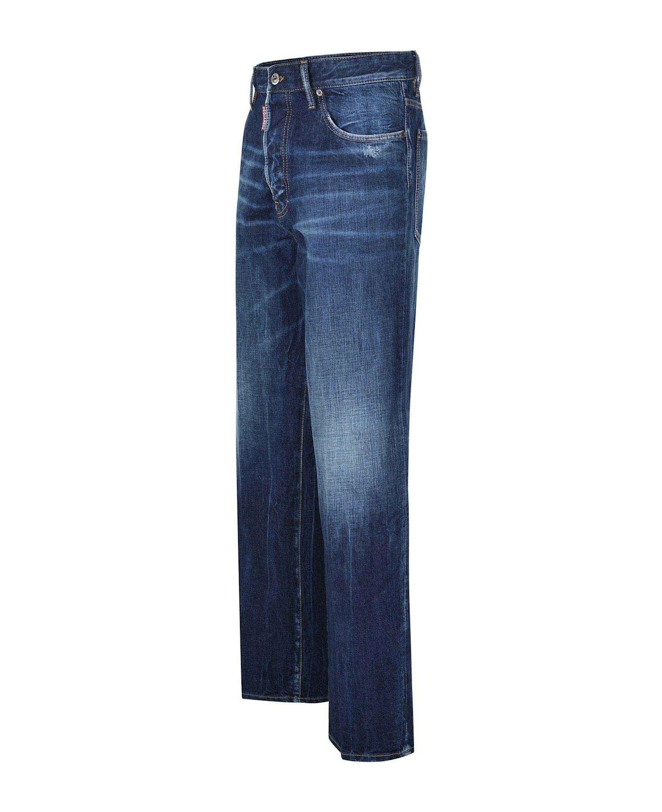 Be Cool Be Nice Wash Loose Jeans - 3