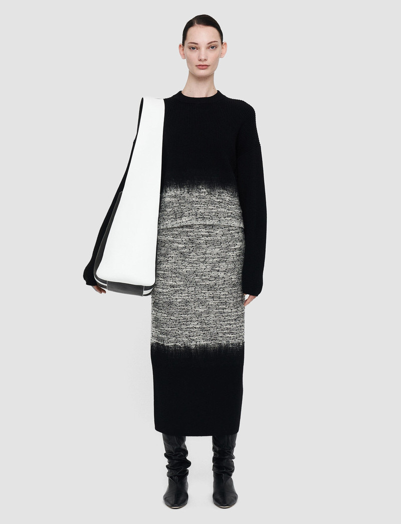 JOSEPH Needle Punch Tweed Jumper outlook