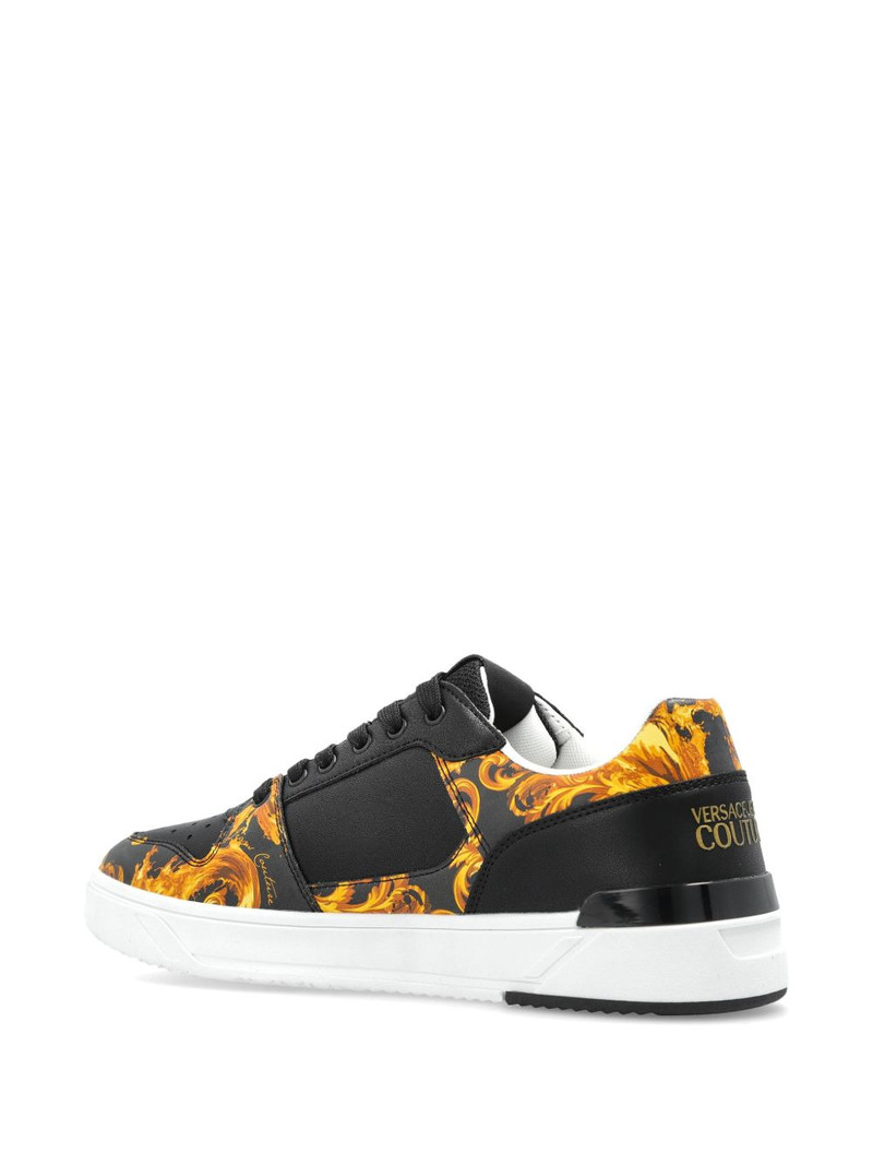 Barocco-print sneakers 4